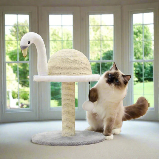 Flamingo & Swan Cat Scratching Posts
