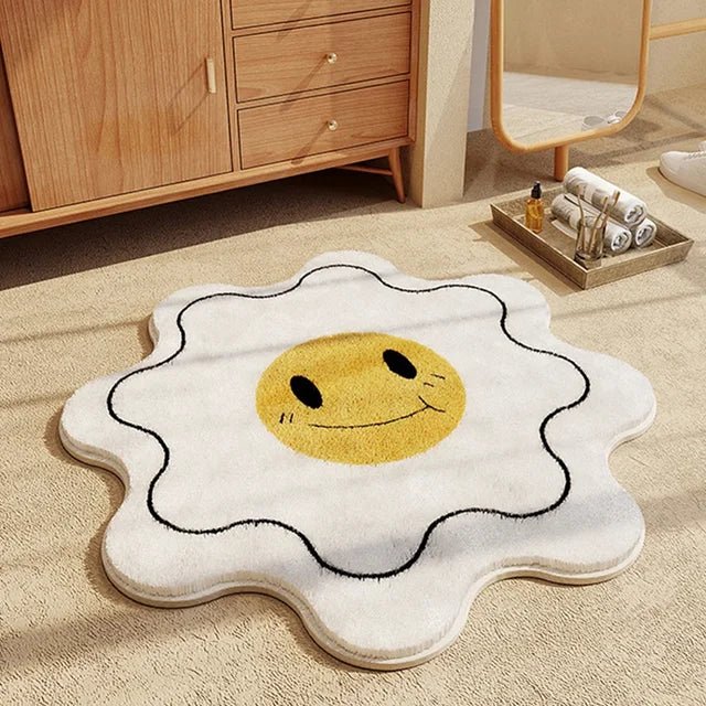 Flower Non-Slip Area Rug