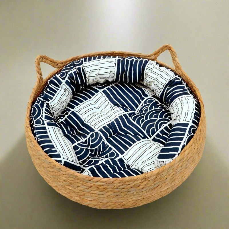 Four Seasons Rattan Soft Kneading Cat Bed