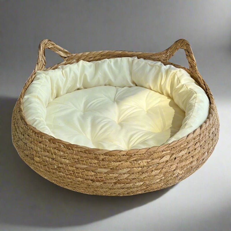 Four Seasons Rattan Soft Kneading Cat Bed