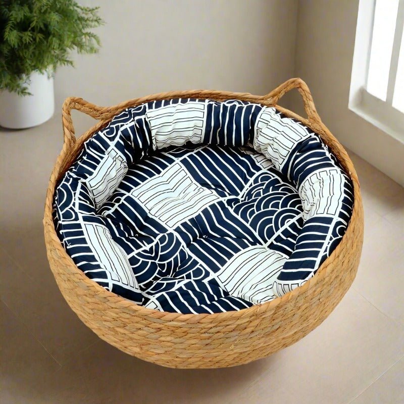 Four Seasons Rattan Soft Kneading Cat Bed
