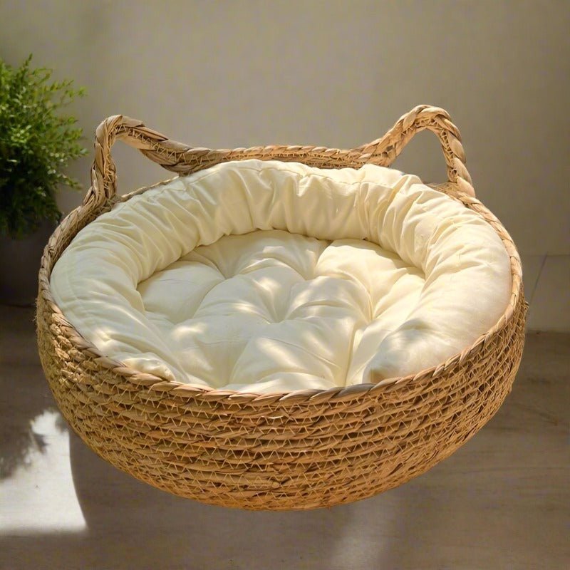 Four Seasons Rattan Soft Kneading Cat Bed