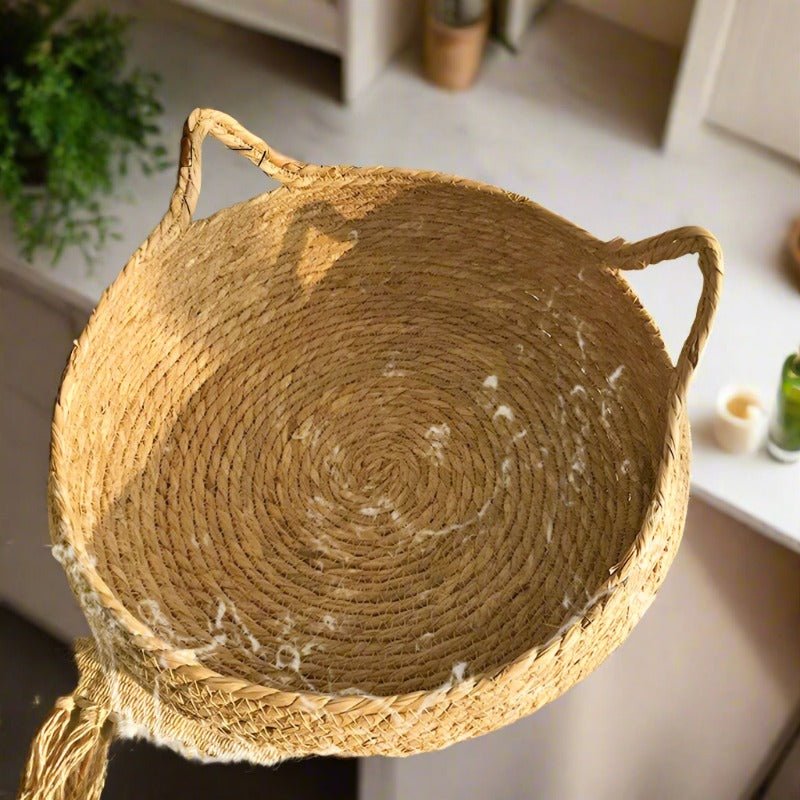 Four Seasons Rattan Soft Kneading Cat Bed