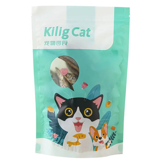 Freeze-Dried Spring Fish, Dried Krill, and Catgrass Cubes Cat Snack & Supplement