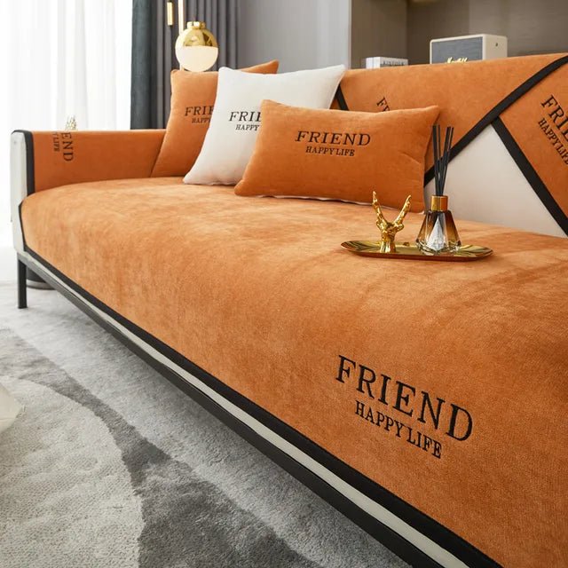 Friend Happy Life Luxury Sofa Cushion
