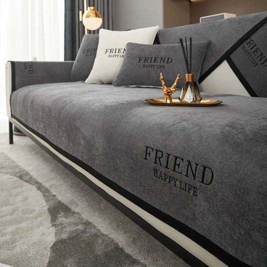Friend Happy Life Luxury Sofa Cushion