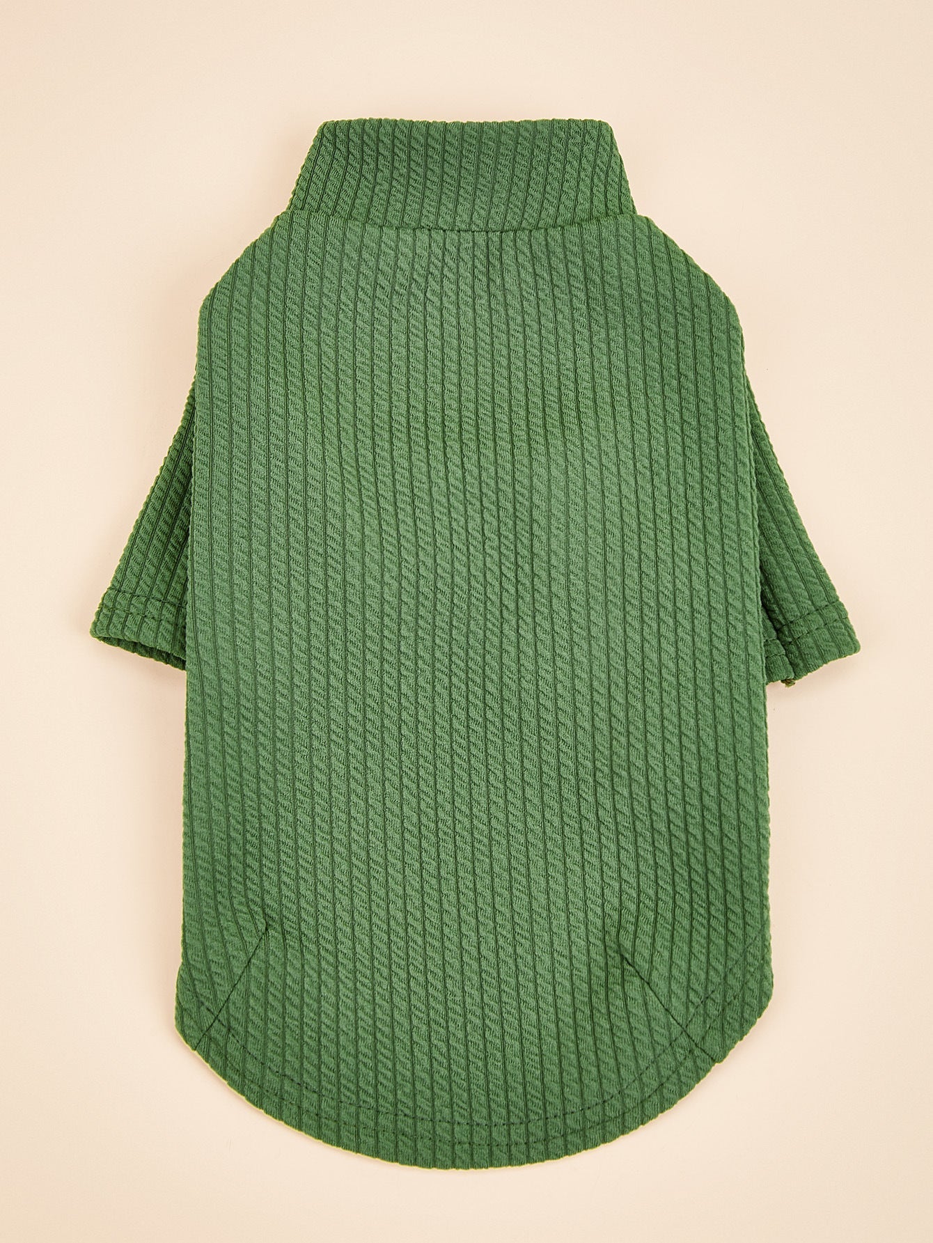 Green Small Plaid Pet Sweater