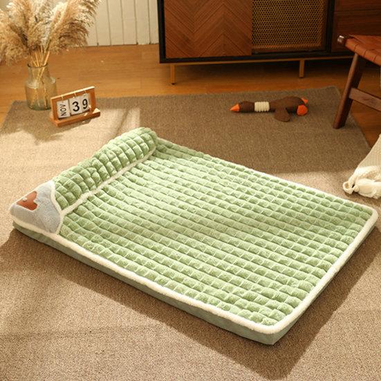 Plush Sleeping Mattress Calming Bed with Removable Cover