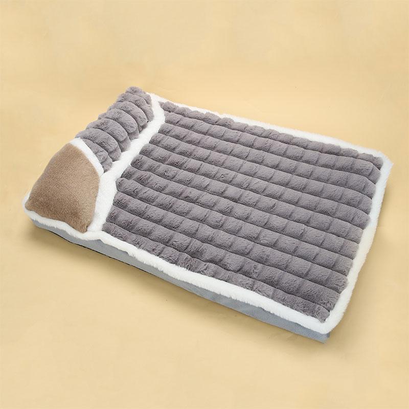 Plush Sleeping Mattress Calming Bed with Removable Cover