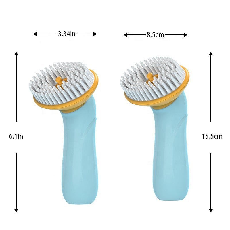 Handheld Massaging Pet Bath Brush