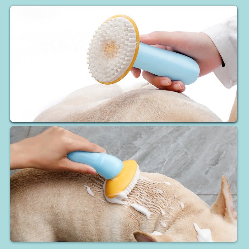 Handheld Massaging Pet Bath Brush