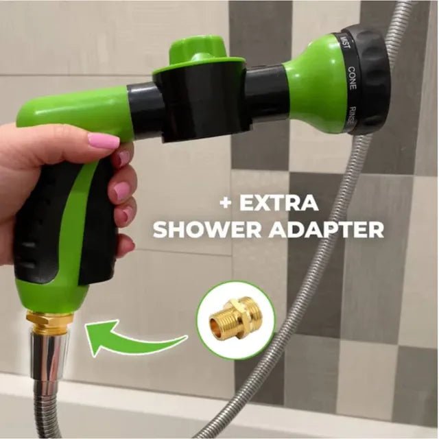High-Pressure Pet Bathtime Hose with Soap Wash Setting