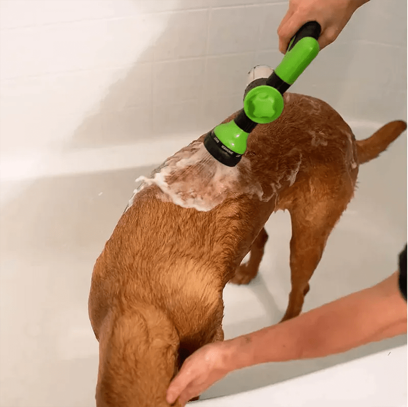 High-Pressure Pet Bathtime Hose with Soap Wash Setting
