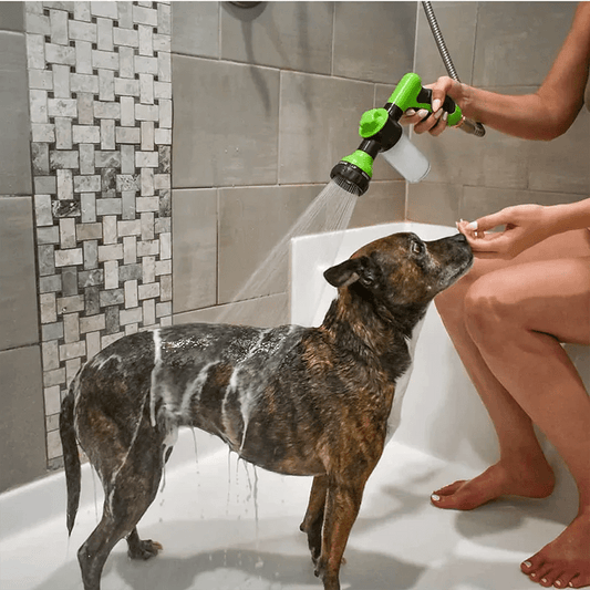 High-Pressure Pet Bathtime Hose with Soap Wash Setting