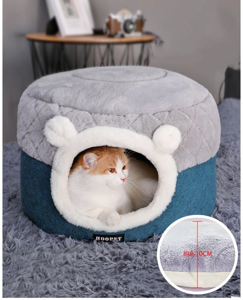 HOOPET Luxury Soft Plush Winter Kennel