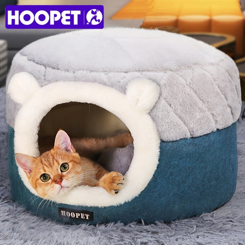 HOOPET Luxury Soft Plush Winter Kennel