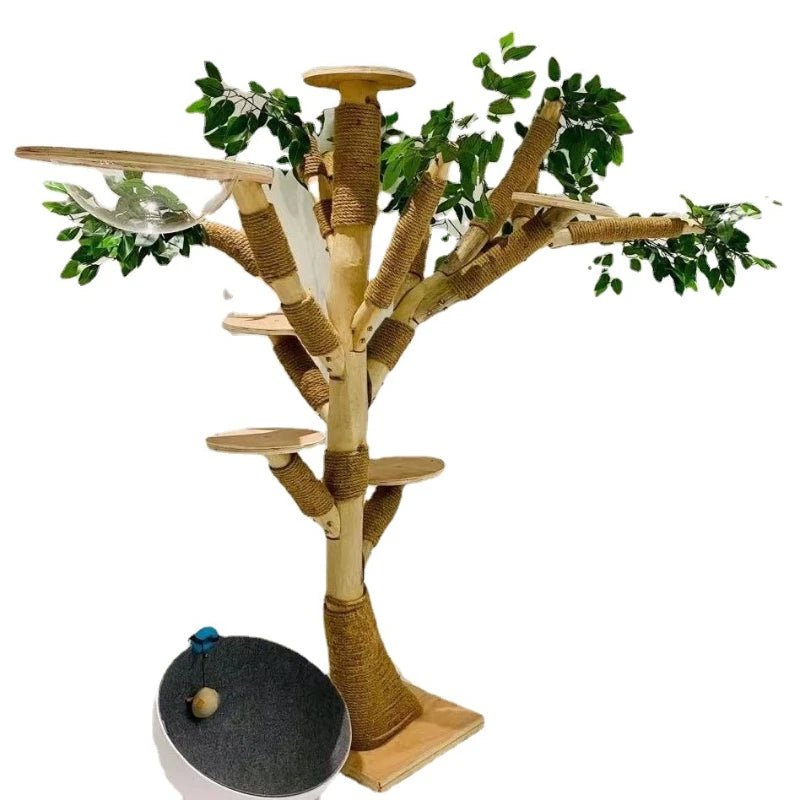 Indoor Simulation Tree for Cat with Large Family Climbing Frame