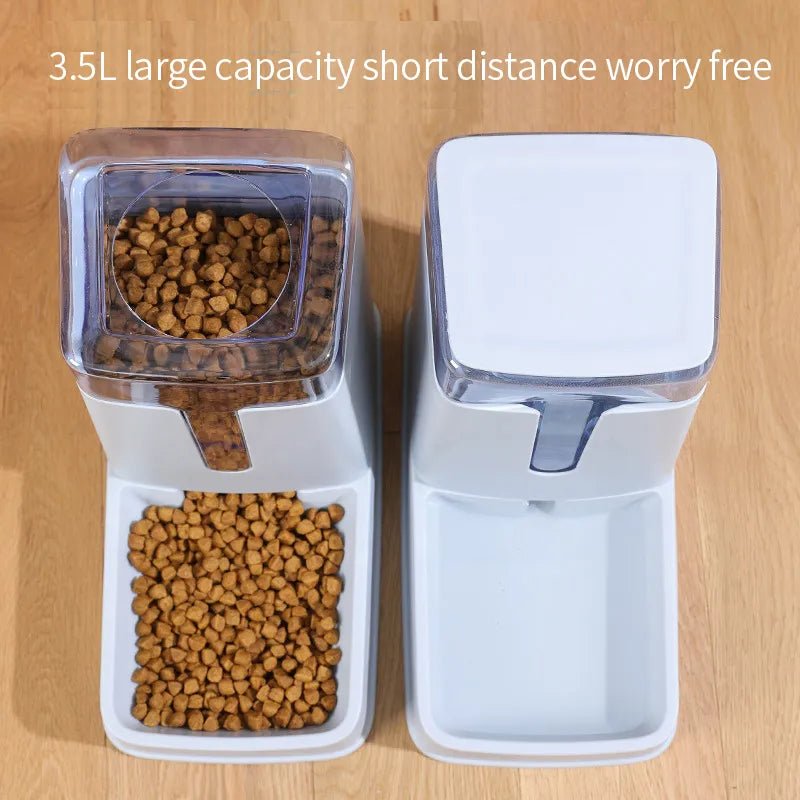Large Capacity Automatic Food and Water Feeder (3.5L)