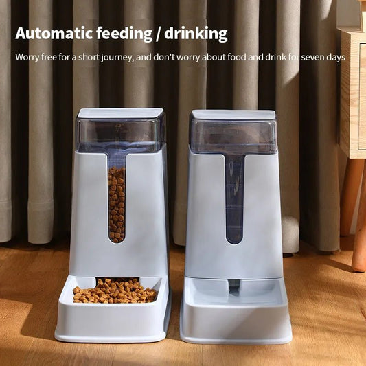 Large Capacity Automatic Food and Water Feeder (3.5L)