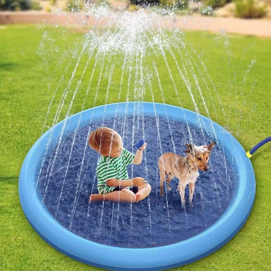 Large Outdoor Spray Pad Sprinkler for Pets and Children