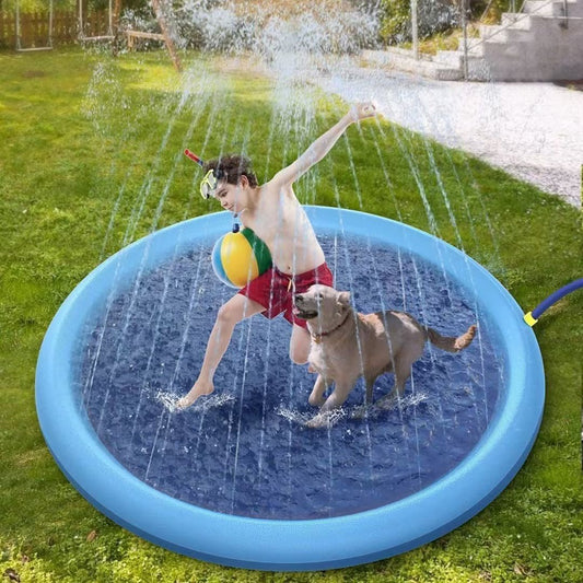 Large Outdoor Spray Pad Sprinkler for Pets and Children