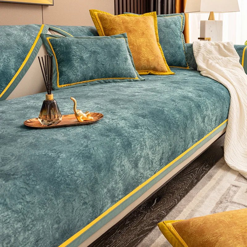 Luxury Leather Decor Non-Slip Sofa Cover