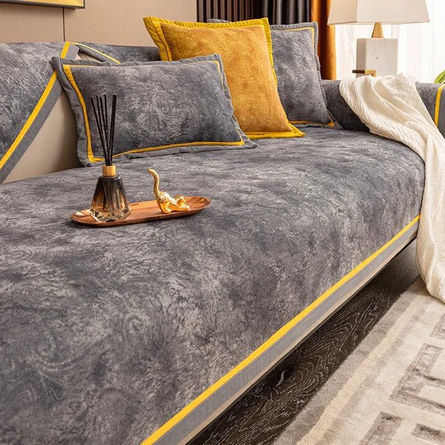 Luxury Leather Decor Non-Slip Sofa Cover
