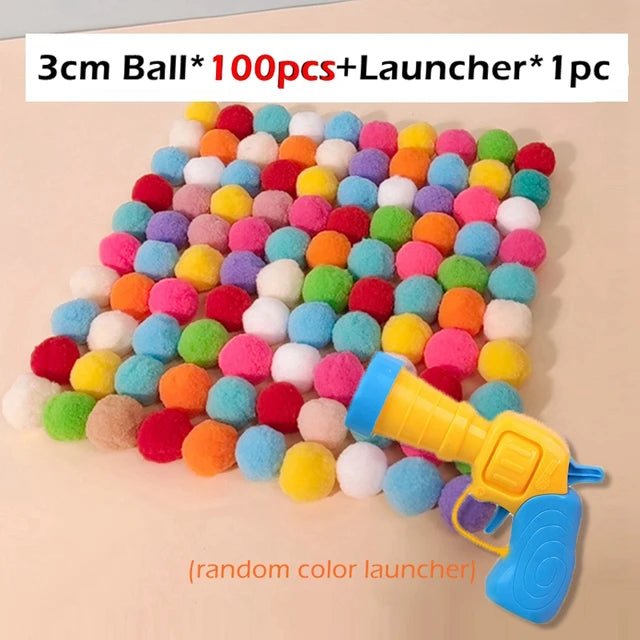 Mini Pompom Cat Teaser Toy