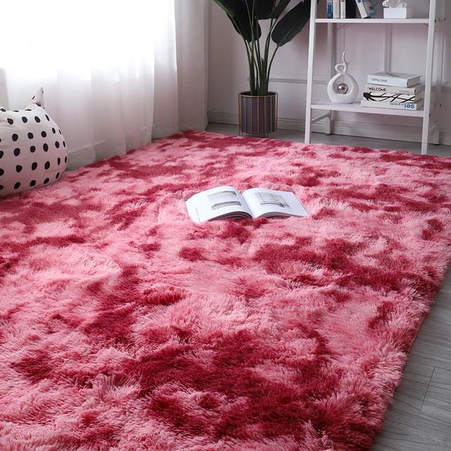 Modern Fluffy Anti-Slip Washable Carpet for Living Room