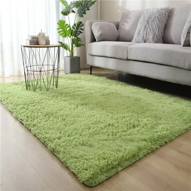 Modern Fluffy Anti-Slip Washable Carpet for Living Room