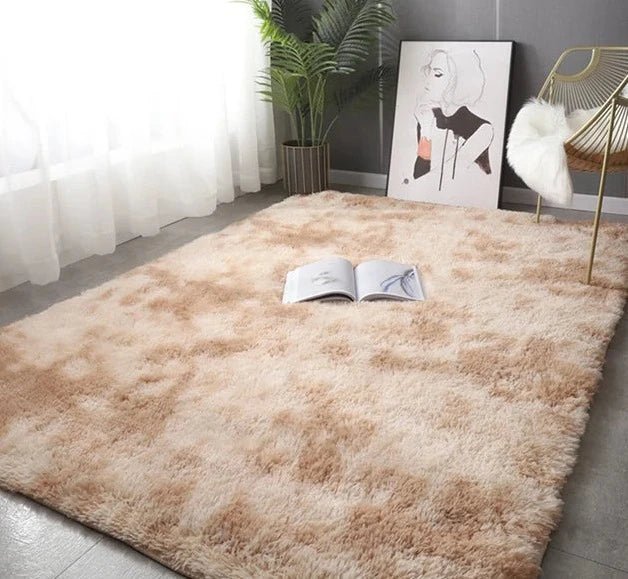 Modern Fluffy Anti-Slip Washable Carpet for Living Room