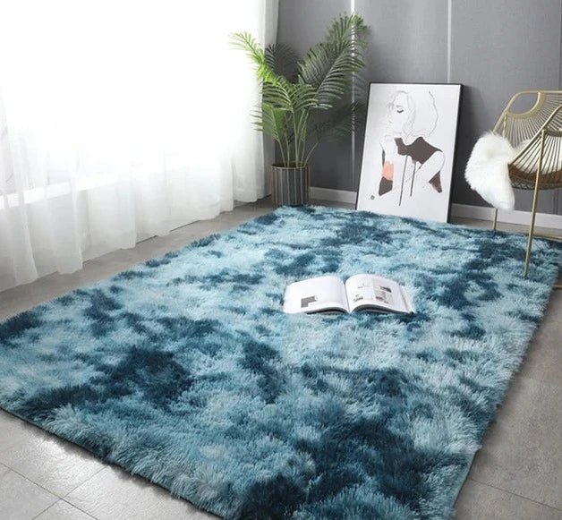 Modern Fluffy Anti-Slip Washable Carpet for Living Room