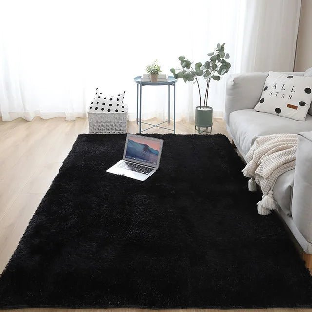 Modern Fluffy Anti-Slip Washable Carpet for Living Room