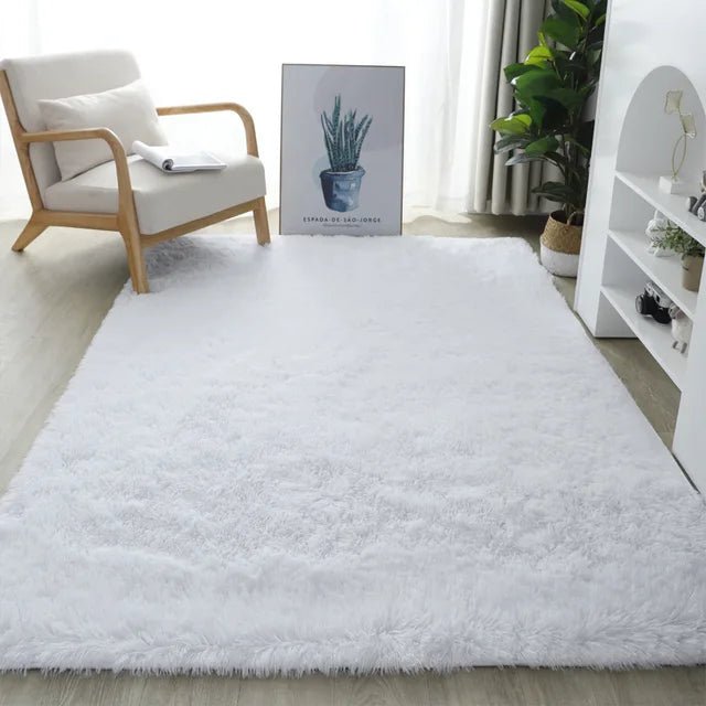 Modern Fluffy Anti-Slip Washable Carpet for Living Room