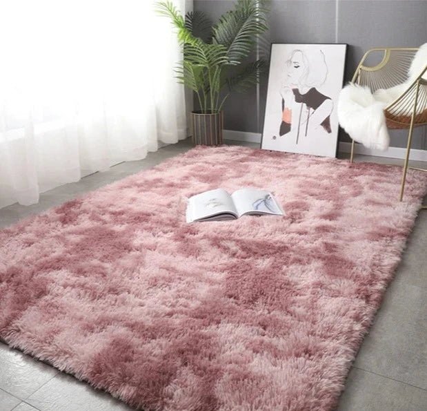 Modern Fluffy Anti-Slip Washable Carpet for Living Room