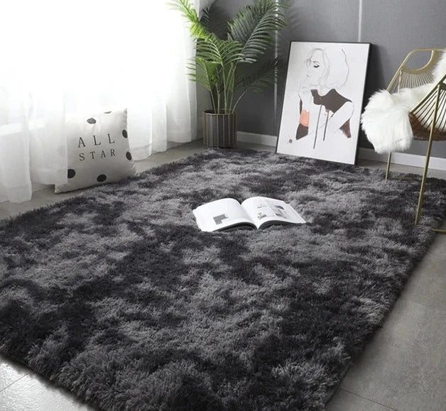 Modern Fluffy Anti-Slip Washable Carpet for Living Room