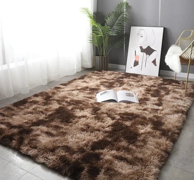 Modern Fluffy Anti-Slip Washable Carpet for Living Room