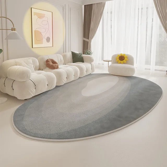 Modern Irregular Carpet Cream Style