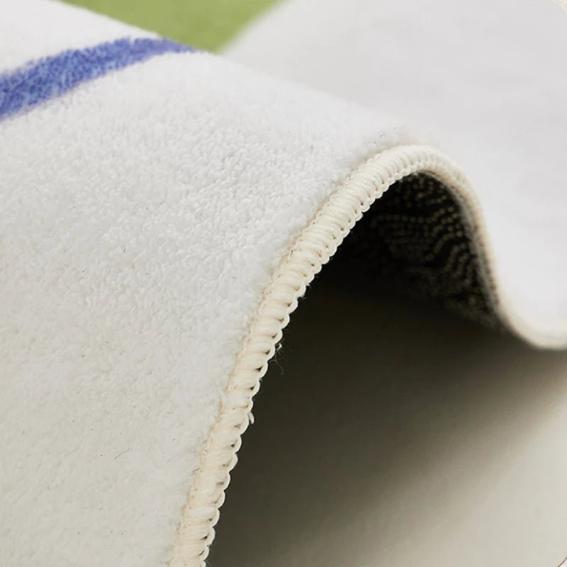 Modern Irregular Carpet Cream Style