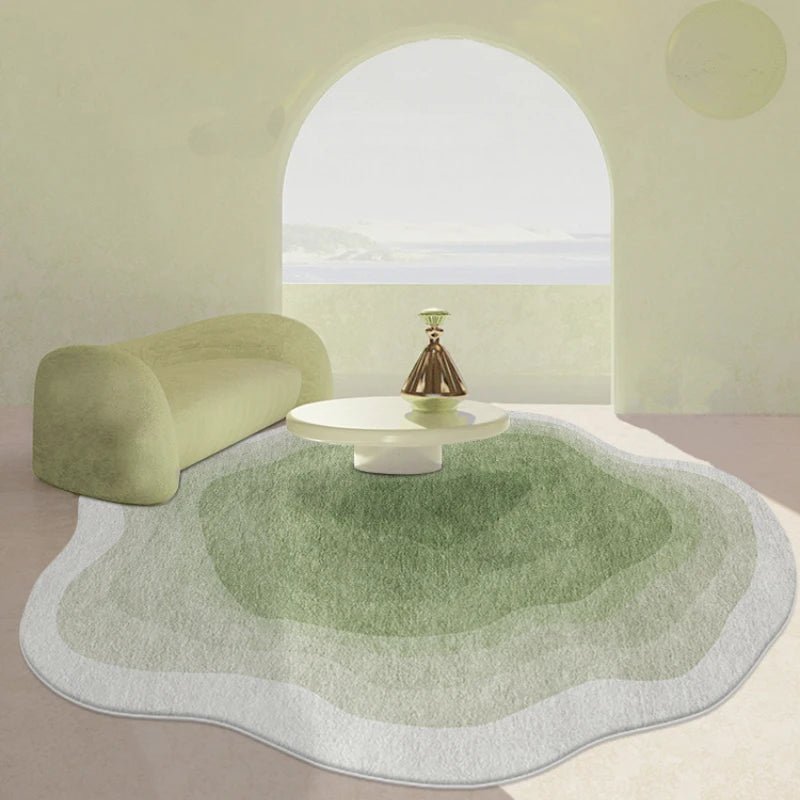 Modern Minimalist Pindrop Waves Non-Slip Carpet