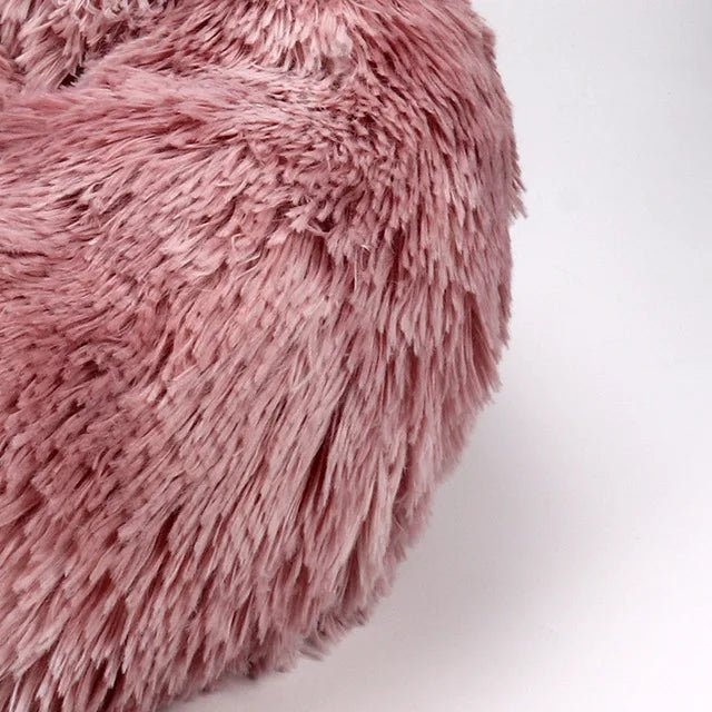 Multi-Color Plush Square Bed for Cats and Small Dogs