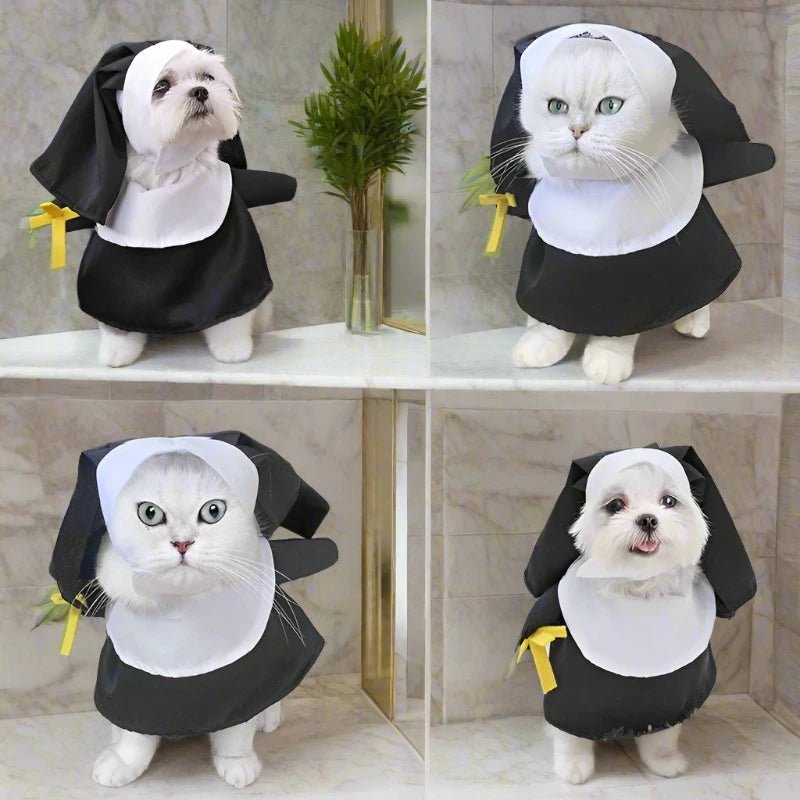 Nun Adjustable Cat & Dog Costume