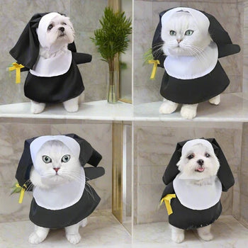 Nun Adjustable Cat & Dog Costume
