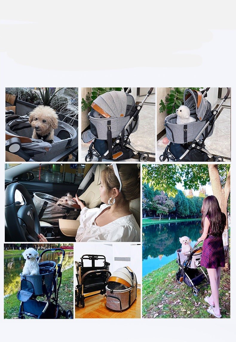 Oxford Detachable Pet Stroller