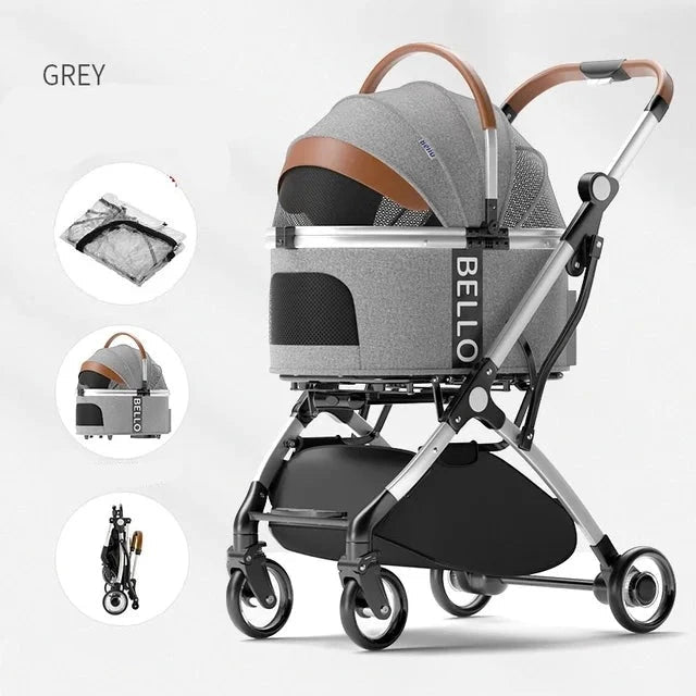 Oxford Detachable Pet Stroller