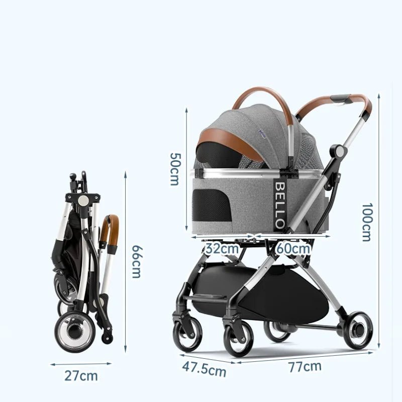 Oxford Detachable Pet Stroller