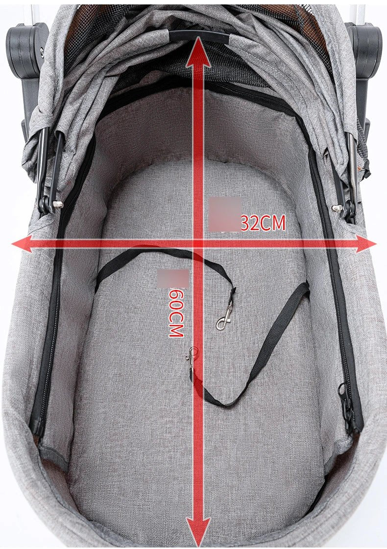 Oxford Detachable Pet Stroller