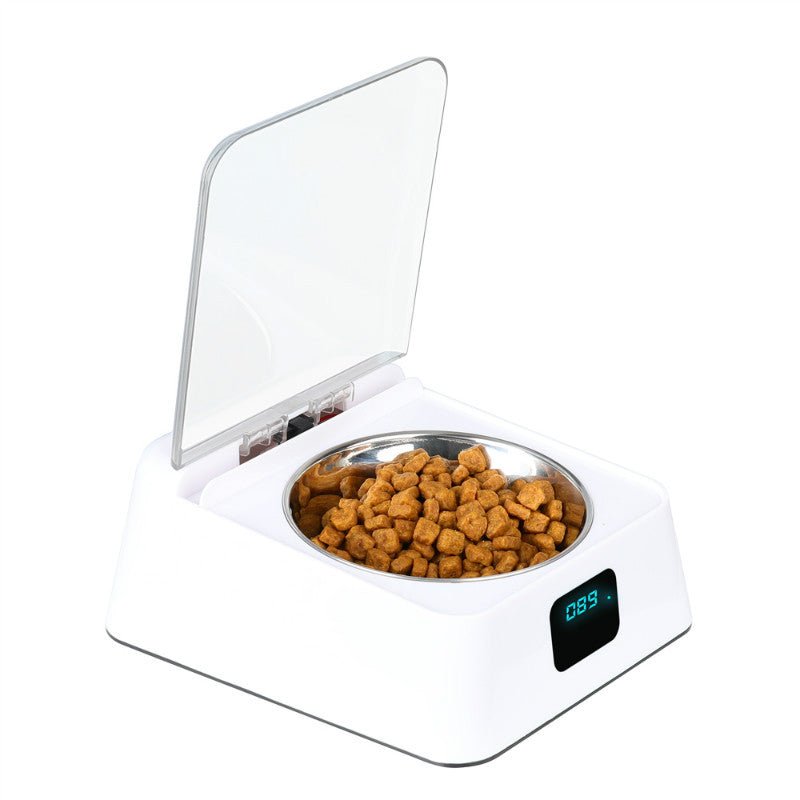 Pet 5G Wet Food Bowl Automatic Feeder Anti-Cockroach Anti-Mouse Moisture-Proof