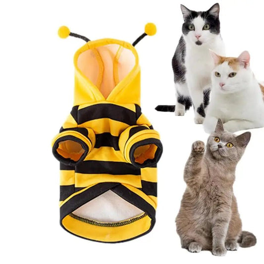 Pet Bee Cat Halloween Hoodie