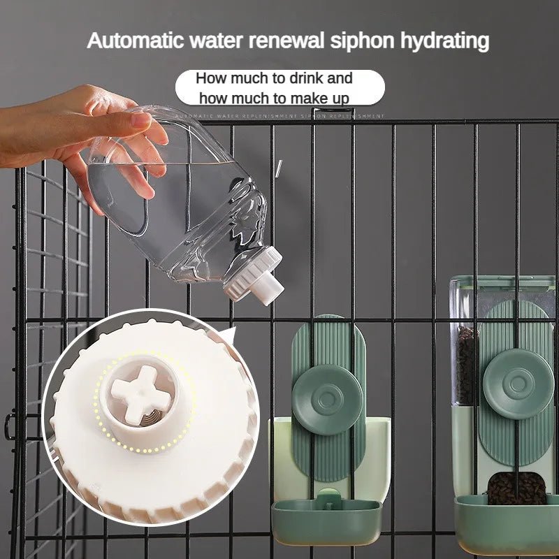 Pet Cage Food and Water Feeder